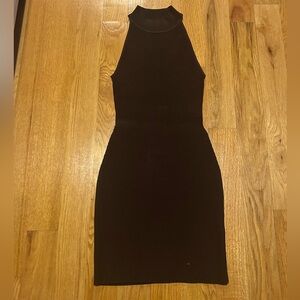 Babaton Brown Sleeveless Dress